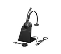 Jabra Engage 55 SE Casque Sans Fil DECT, Portée 150m, Mono, Optimisé Microsoft Teams, Batterie 13h, USB-A, Noir, avec Base et Étui