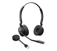 Jabra Casque sans fil Engage 55 SE – DECT USB-C – certifié Microsoft Teams – sans support de charge