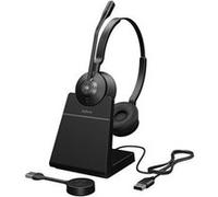 Jabra Engage 55 SE Stereo - Micro-casque - sur-oreille - DECT - sans fil - USB-A via adaptateur DECT - Certifié pour Microsoft Teams G