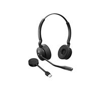 Jabra Engage 55 SE Stereo - Micro-casque - sur-oreille - DECT - sans fil - USB-C via adaptateur DECT - certifié UC