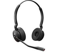 Jabra Casque Engage 55 UC Stereo – Sans fil DECT, Station d'accueil USB‑A – Certifié UC Noir