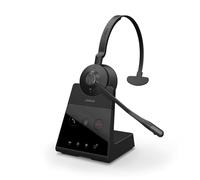 Jabra Engage 65 Casque DECT Mono - Casque Sans Fil Certifié Skype Entreprise avec Suppression Avancée du Bruit pour Téléphones Fixes et Softphones - Noir - Version UE