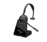 Jabra Engage 75 On-Ear DECT Mono Headset - Skype For Business Certified Wireless Headphones with Advanced Noise Cancellation for Deskphones and Softphones - Black - UK Version
