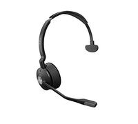 Jabra Engage 75 On-Ear DECT Mono Headset - Skype For Business Certified Wireless Headphones with Advanced Noise Cancellation for Deskphones and Softphones - Black - UK Version