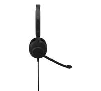 Jabra Evolve 10, Stéréo, USB-A, simili cuir, noir