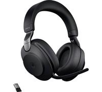 Jabra Evolve 2 85 Micro-casque supra-auriculaire Bluetooth, filaire Stereo noir Suppression du bruit du microphone volum