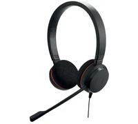 Jabra Evolve 20 Casque Filaire (édition 2025) - Casque Filaire Stéréo Oreille pour Le Bureau et Le Travail à Domicile - Contrôle des appels - Certifié MS Teams - Connectivité USB-C/A - Noir