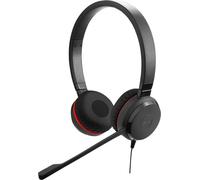 Jabra Evolve 20 Micro-casque supra-auriculaire filaire Stereo noir Noise Cancelling, Suppression du bruit du microphone