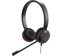 Jabra Evolve 20 Micro-casque supra-auriculaire filaire Stereo noir Noise Cancelling, Suppression du bruit du microphone micro-casque, mono téléphone