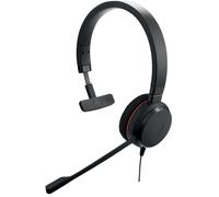 Jabra Evolve 20 Mono Headset - Microsoft Certified Headphones for VoIP Softphone