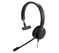 Jabra Evolve 20 MS mono - Micro-casque - sur-oreille - filaire - USB - Certifié pour Skype for Business