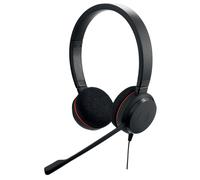Jabra Evolve 20 MS Stereo Casque Avec fil Arceau Bureau/Centre d'appels USB Type-A Noir