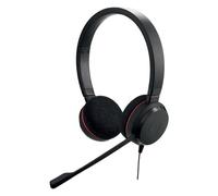 Jabra Evolve 20 MS stéréo - Micro-casque - sur-oreille - filaire - USB - Certifié pour Skype for Business