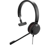 Jabra Casque Evolve 20SE UC Mono – Arceau filaire USB Type-A Bluetooth Noir