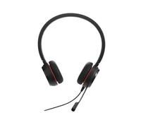 Jabra Evolve 30 II Casque Filaire stéréo USB-C certifié Microsoft Teams avec unité de contrôle d'appel - Mini USB Compact - Noir