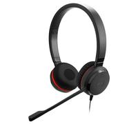 Jabra Evolve 30 II - USB-A/USB-C - double micro-casque filaire certifié pour les plateformes UC | jack 3,5 mm