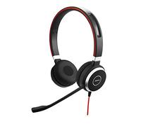 Jabra Evolve 40 Casque filaire stéréo optimisé pour Microsoft Lync, Noir (renouvelé)