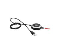 Jabra Evolve 40 Link USB-C MS télécommande avec Fil Noir Appuyez sur Les Boutons