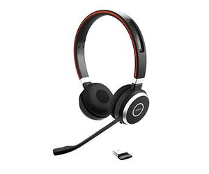 Jabra Evolve 65 Casque stéréo Bluetooth sans fil pour PC/ordinateur portable/smartphone et tablette