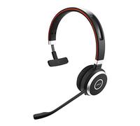 Jabra Evolve 65 Mono Casque supra-auriculaire sans fil - Casque certifié Microsoft avec batterie longue durée - Adaptateur Bluetooth USB - Noir