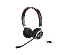 Jabra Evolve 65 SE - Micro-Casque stéréo Bluetooth sans Fil - Micro à réduction de Bruit, autonomie prolongée - Certifié UC, Fonctionne avec Les principales Plateformes (Zoom, Unify, etc.) - Noir