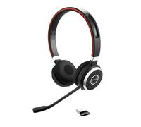 Jabra Evolve 65 SE MS Stereo - Micro-casque - sur-oreille - Bluetooth - sans fil - USB - Certifié pour Microsoft Teams - pour Jabra Evolve; LINK 380a MS