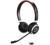 Jabra Evolve 65 SE MS Stereo - Micro-casque - sur-oreille - Bluetooth - sans fil - USB - Certifié pour Microsoft Teams - pour Jabra Evolve; LINK 380a MS