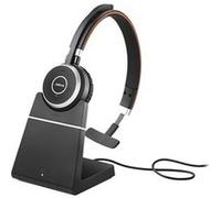 Jabra Evolve 65 SE UC Mono - Micro-casque - sur-oreille - Bluetooth - sans fil - USB - avec support de chargement - Optimisé pour la CU G