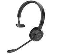 Jabra Evolve 65 Te (3e édition 2025) Micro-Casque Mono Bluetooth sans Fil, se connecte à 2 appareils, 16 h d’autonomie, Micro antibruit, Adaptateur USB-A, Fonctionne avec Les applis de réunion, Noir