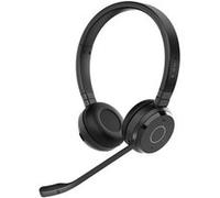 Jabra Evolve 65 TE Stereo - Micro-casque - sur-oreille - Bluetooth - sans fil - USB-A via adaptateur Bluetooth - isolation acoustique - Certifié pour Microsoft Teams G
