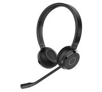 Jabra Evolve 65 TE Stereo - Micro-casque - sur-oreille - Bluetooth - sans fil - USB-A via adaptateur Bluetooth - isolation acoustique - certifié UC