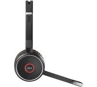 Jabra Evolve 75 MS Stereo - Micro-casque - sur-oreille - Bluetooth - sans fil - Suppresseur de bruit actif - USB - avec support de chargement G