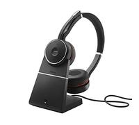 Jabra Evolve 75 Casque Avec fil &sans fil Arceau Appels/Musique Bluetooth Socle de chargement Noir