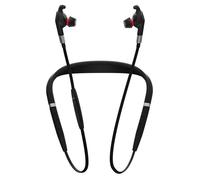 Jabra Evolve 75e UC - Écouteurs avec micro - intra-auriculaire - montage derrière le cou - Bluetooth - sans fil - Suppresseur de bruit actif - USB - isolation acoustique