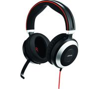 Jabra Evolve 80 Stereo Additional - Casque - circum-aural - filaire - réduction de bruit active - prise 3,5 mm - pour Evolve 80 MS stéréo, 80 UC stéréo