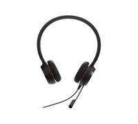 Jabra Evolve2 20 SE Casque Binaural Filaire USB-C/USB-A, Microphone Anti-bruit, DSP, 150-7000Hz, PeakStop/SafeTone, Noir, Bureau/Centre d'appels