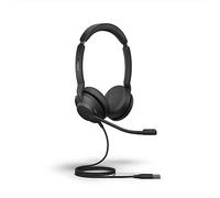 Jabra Evolve2 30 SE Casque stéréo Filaire antibruit avec Technologie d'appel à 2 Microphones et câble USB-A, certifié MS Teams, Fonctionne avec Toutes Les Autres Plateformes, Noir