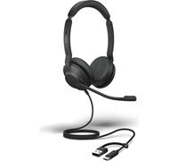 Jabra Evolve2 30 SE Headphones On Ear Black with Noise Reduction Stereo Cable (casque intra-auriculaire noir avec réduction du bruit)