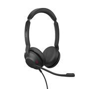 Jabra Evolve2 30 SE Micro-casque filaire stéréo à réduction de bruit avec technologie d’appel à 2 microphones et câble USB-C - Fonctionne avec les plateformes UC telles que Zoom et Google Meet - Noir