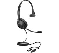 Jabra Evolve2 30 SE Micro-casque supra-auriculaire filaire Mono noir Suppression du bruit du microphone, Noise Cancelli