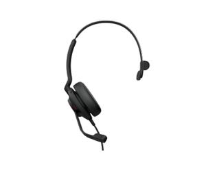 Jabra Evolve2 30 SE USB-C/USB-A Mono : Casque filaire supra-aural noir, microphone boom, 20-20000Hz, câble 1.5m, 125g, usage bureau/centre d'appels