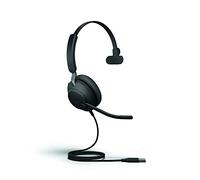 Jabra Evolve2 40, UC Mono Casque Avec fil Arceau Bureau/Centre d'appels USB Type-A Bluetooth Noir