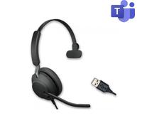 Jabra Micro-casque Evolve2 40 SE MS Mono USB-A sur-oreille filaire Certifié Microsoft Teams Or G