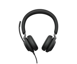 Jabra Evolve2 40, MS Stereo Casque Avec fil Arceau Bureau/Centre d'appels USB Type-A Bluetooth Noir