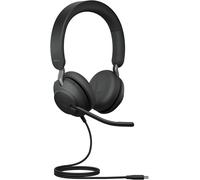 Jabra Evolve2 40 SE Headset Wired Head-band Calls/Music USB Type-C Black
