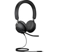 Jabra Evolve2 40 SE Micro-casque supra-auriculaire filaire Stereo noir micro-casque, volume réglable, mise en sourdine du