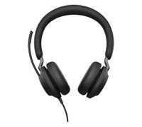 Jabra Evolve2 40 SE MS Stereo - Micro-casque - sur-oreille - filaire - USB-C - isolation acoustique - Certifié pour Microsoft Teams