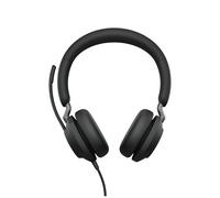 Jabra Evolve2 40, UC Stereo Casque Avec fil Arceau Bureau/Centre d'appels USB Type-C Bluetooth Noir