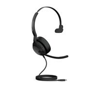 Jabra Evolve2 50 Mono MS - USB-C Caque monaural filaire certifié Microsoft Teams conçu pour une utilisation sur PC et smartphone/tablette.