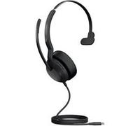 Jabra Evolve2 50 MS Mono - Micro-casque - sur-oreille - filaire - Suppresseur de bruit actif - USB-C - noir - certifié Zoom, Certifié pour Microsoft Teams, Cisco Webex Certified, Certifié Alcatel-Luce